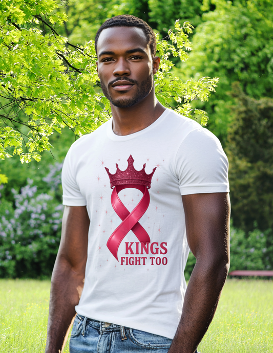 Breast Cancer Awareness PNG ā āKings Fight Tooā Digital Design + Mockup