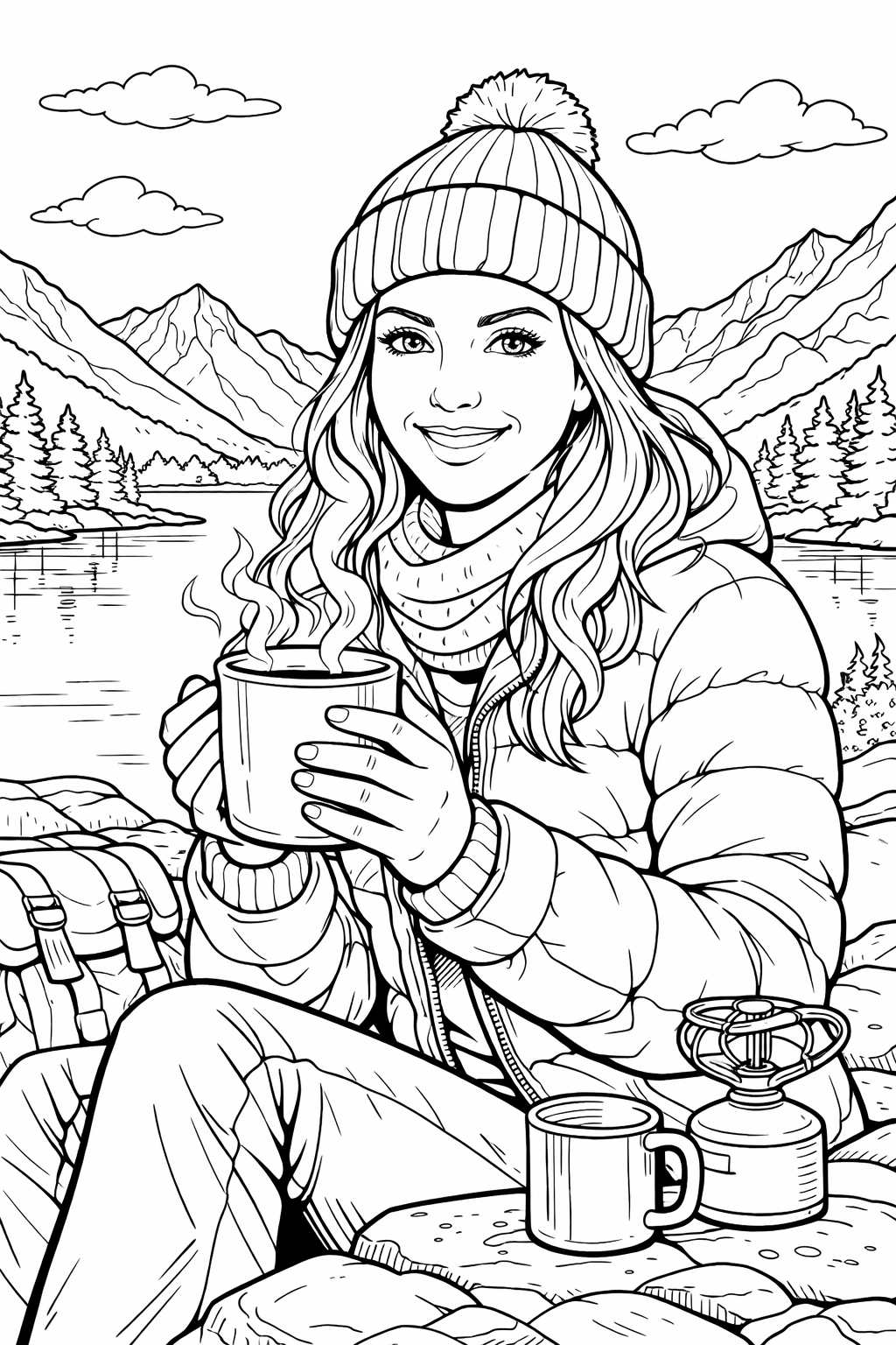 Custom Digital Coloring Pages