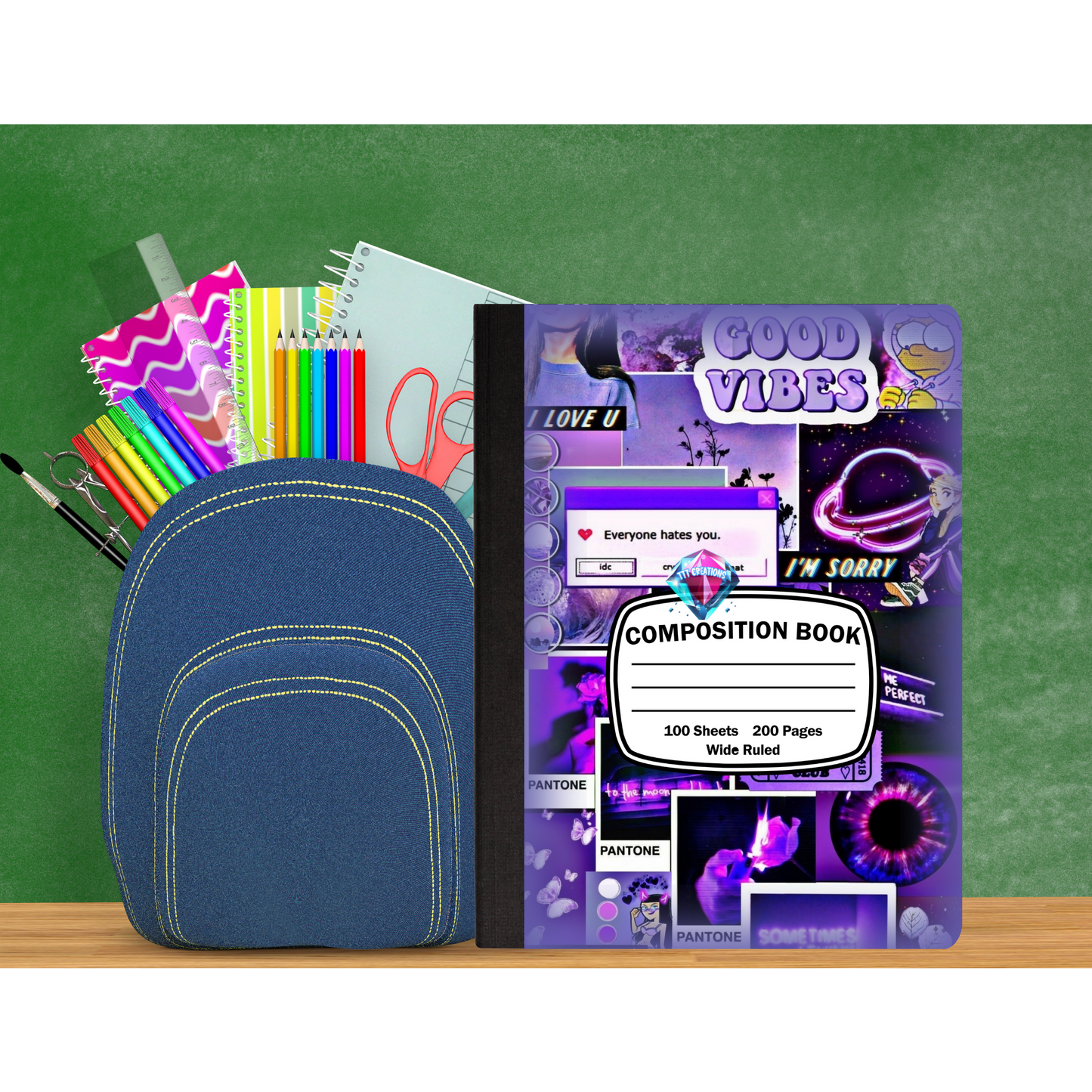 Custom Composition Notebooks