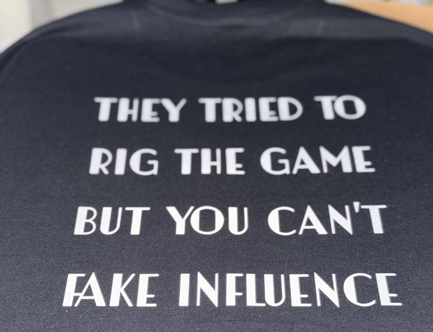 Not Like Us Adult Center Design Print Crew Sweatshirt Front & Back