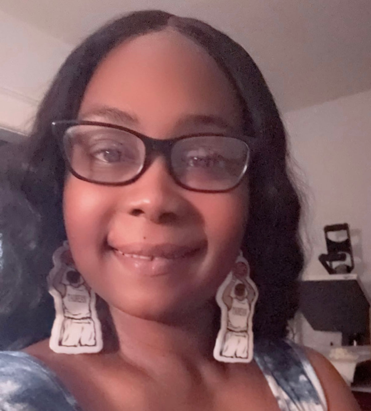 Personalized Sports Player Earrings