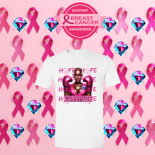 survivor white tshirt