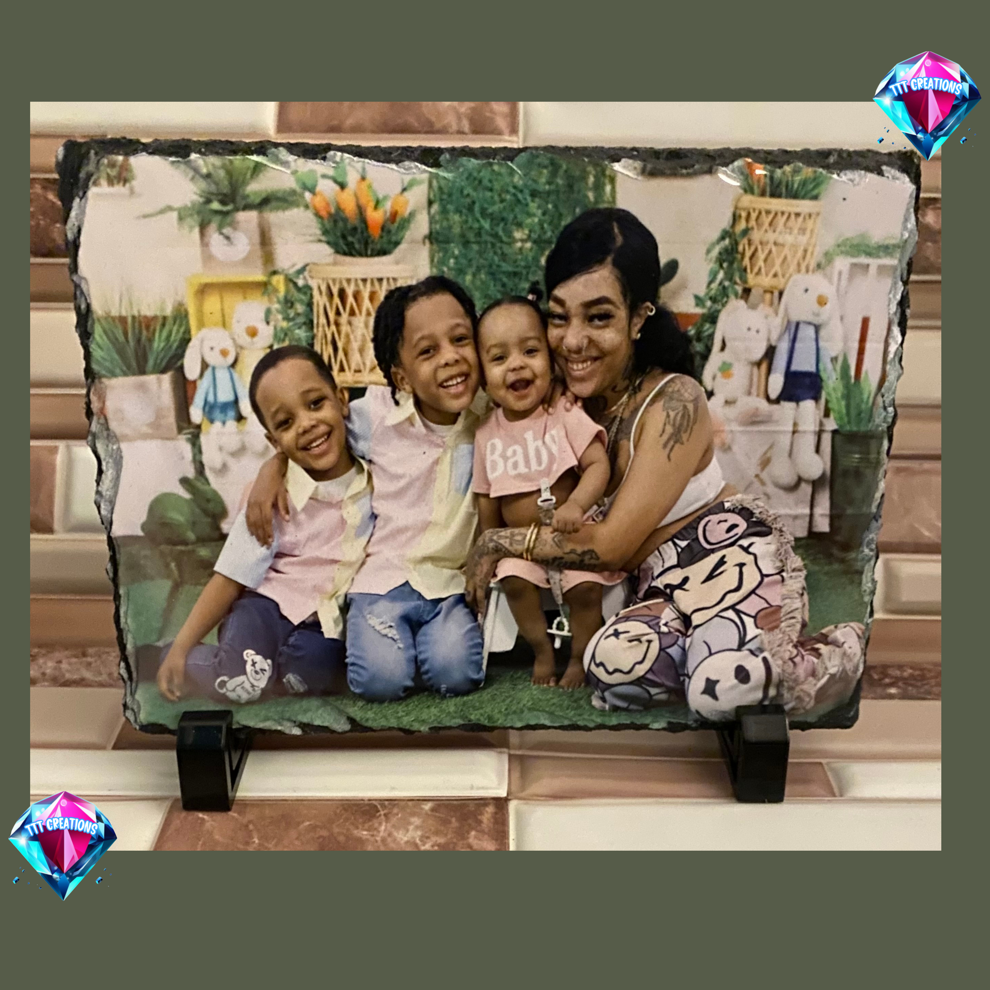 customized photo slate