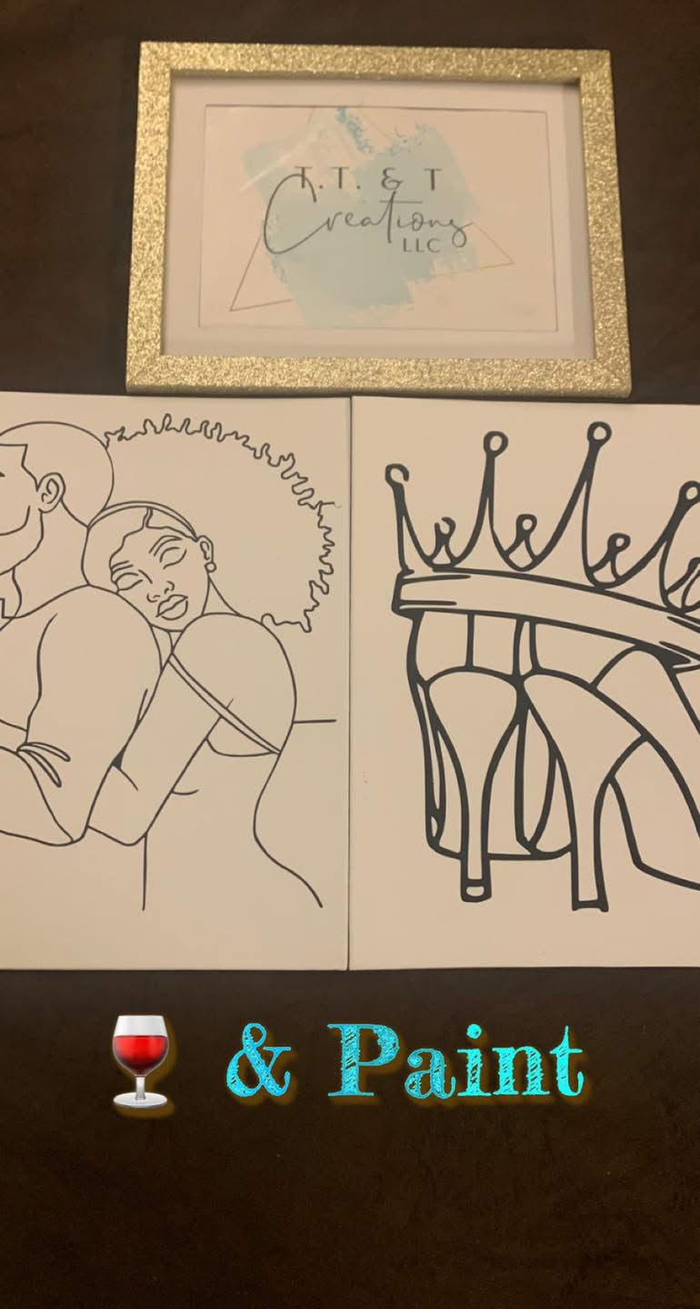Canvas (At home sip & paint sets)