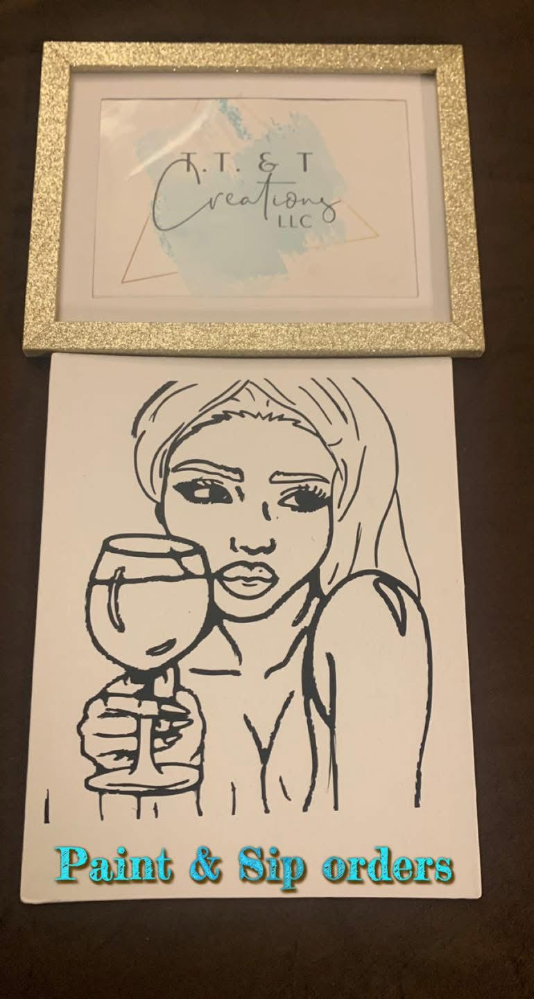 Canvas (At home sip & paint sets)
