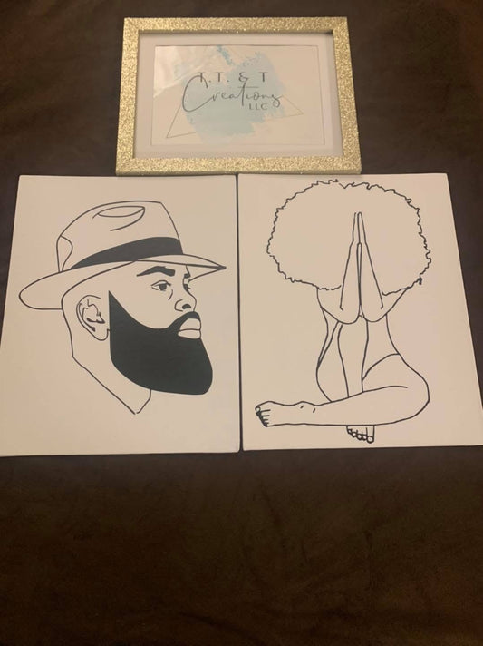 Canvas (At home sip & paint sets)