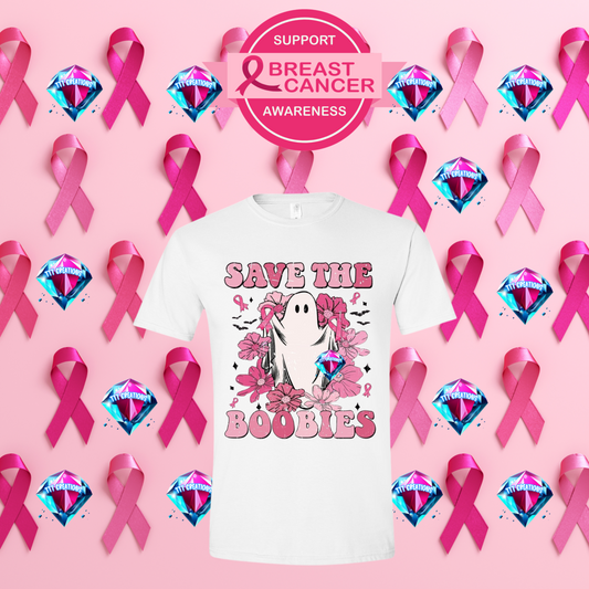save the boobies tshirt