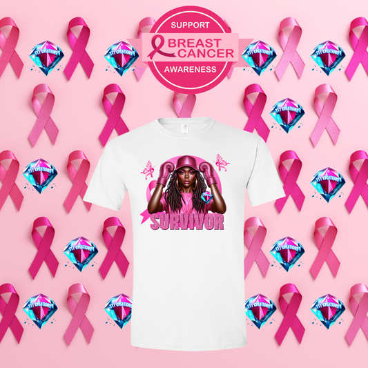 survivor white tshirt