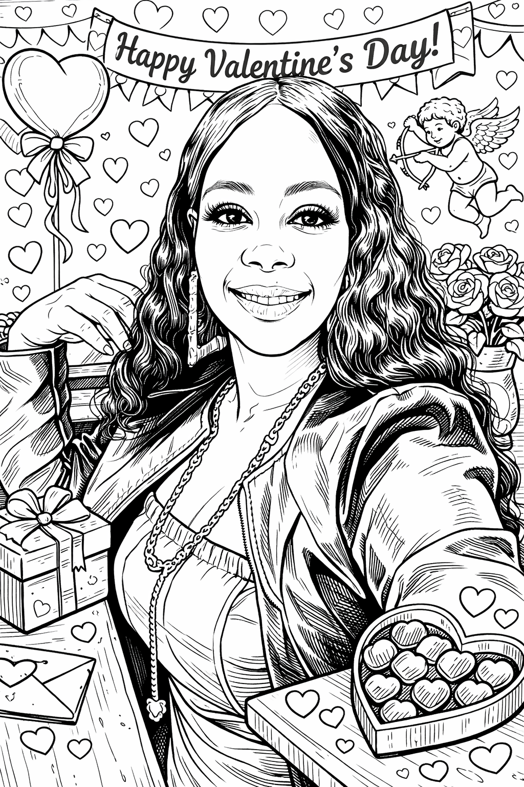 Custom Digital Coloring Pages