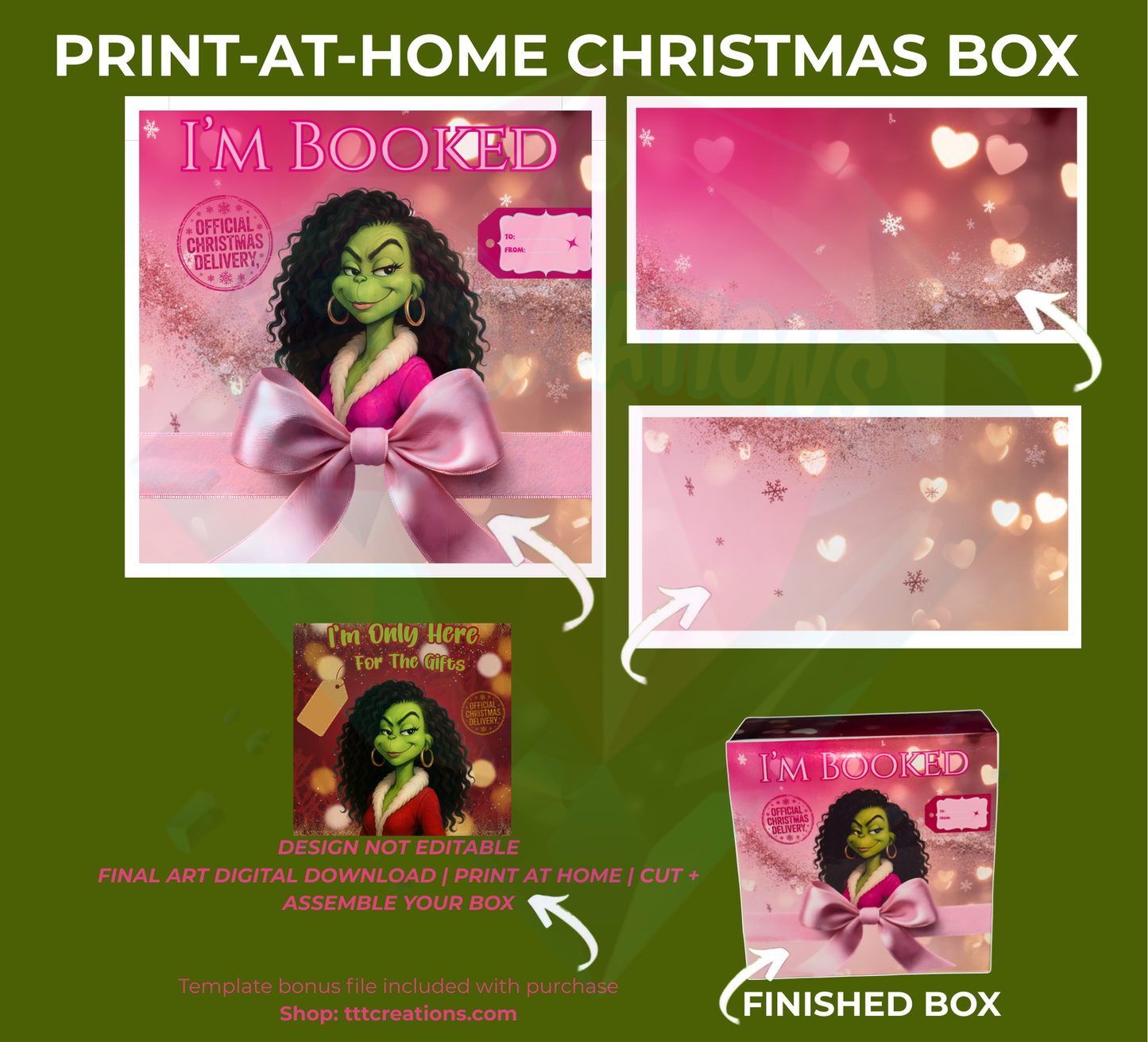 Christmas Eve Box – Print-At-Home Art Digital Template