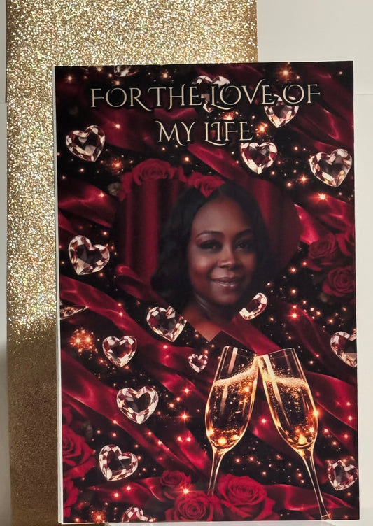 Digital download jumbo card template only 