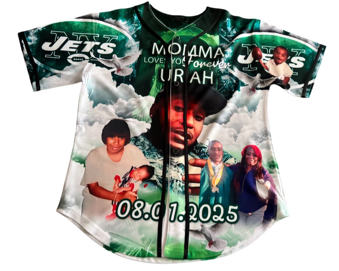 Adult Custom Jersey – Front & Back Design (Fully Personalized)