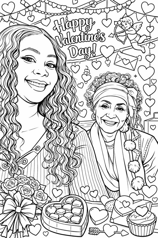 Custom Digital Coloring Pages