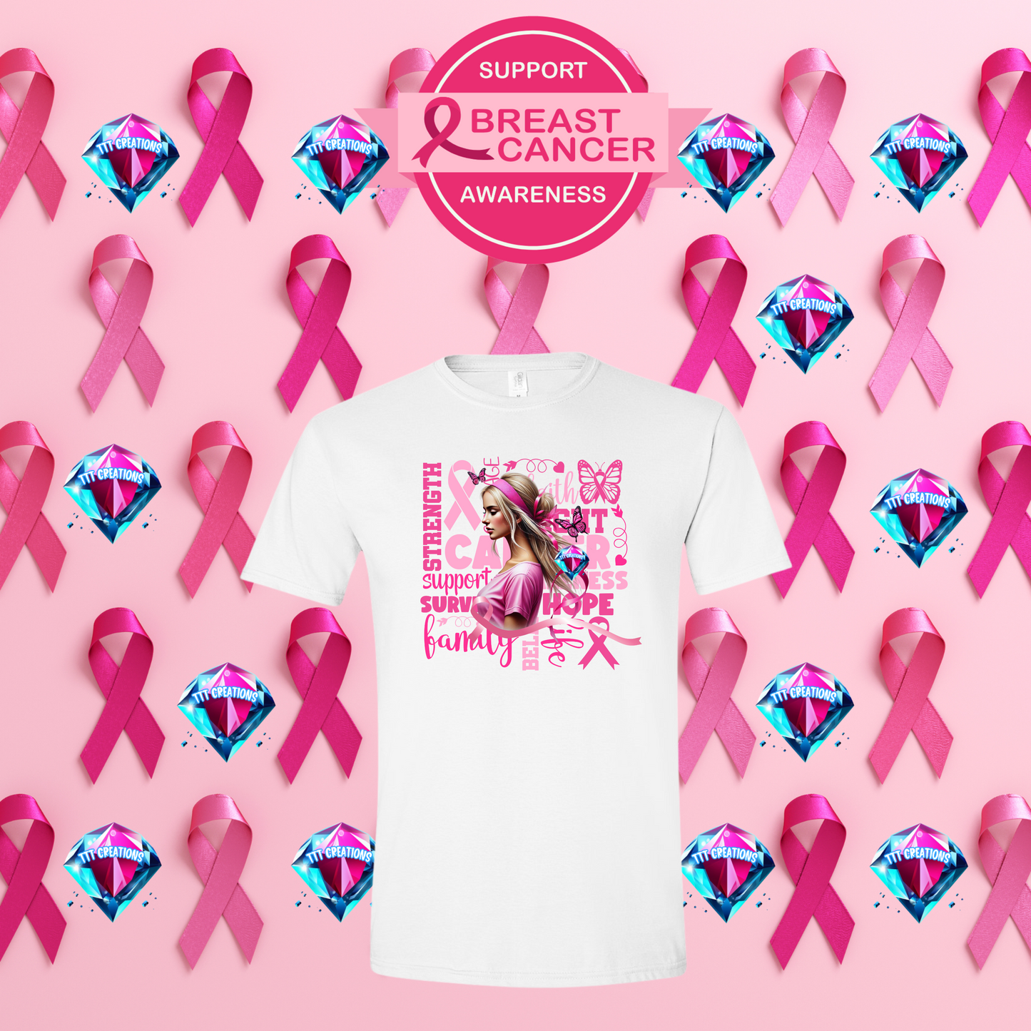 Breast Cancer Awareness Short Sleeve T-shirt