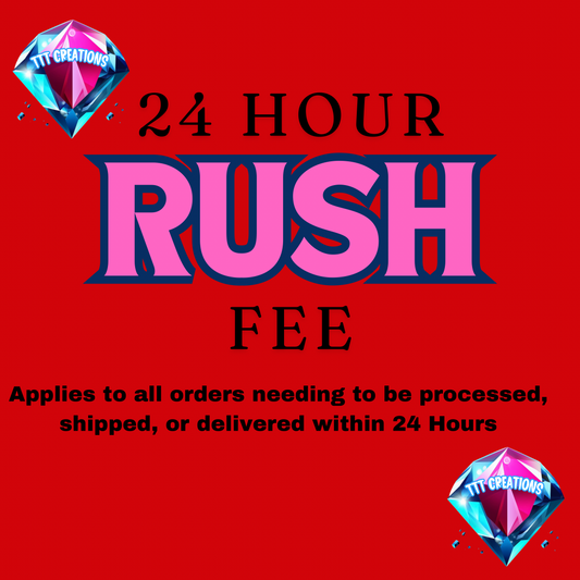 24 Hour Rush Fee Minimum per item