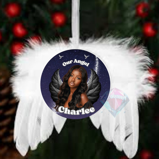 angel wing ornament