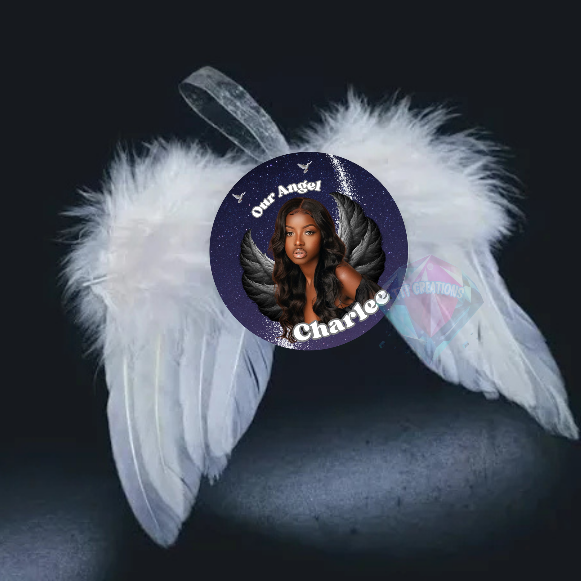 angel wing ornament