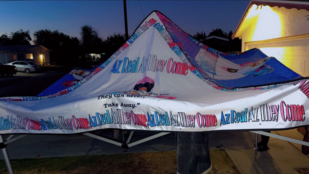 Custom Vinyl Tent Banner Only – Personalized Canopy Branding for Events & Vendors (Multiple Sizes)